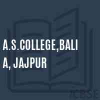 A.S.College,Balia, Jajpur Logo