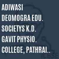 Adiwasi Deomogra Edu. Societys K.D. Gavit Physio. College, Pathrai Site, Tal. Dist. Nandurbar Logo
