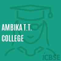 Ambika T.T. College Logo