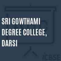 Sri Gowthami Degree College, Darsi Logo