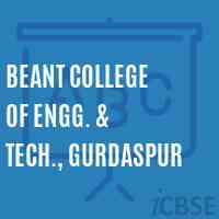 Beant College of Engg. & Tech., Gurdaspur Logo