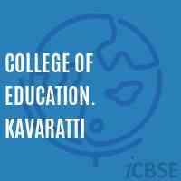 College of Education. Kavaratti Logo