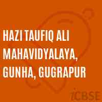 Hazi Taufiq Ali Mahavidyalaya, Gunha, Gugrapur College Logo