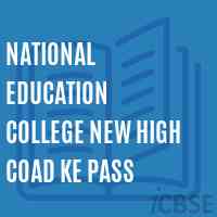 National Education College New High Coad Ke Pass Logo