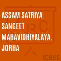 Assam Satriya Sangeet Mahavidhiyalaya. Jorha College Logo