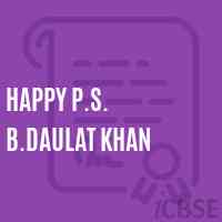 Happy P.S. B.Daulat Khan Middle School Logo