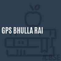 Gps Bhulla Rai Primary School Logo