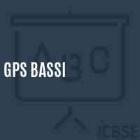 Gps Bassi Primary School Logo
