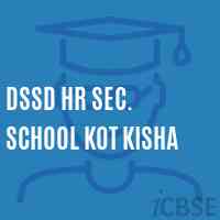 Dssd Hr Sec. School Kot Kisha Logo