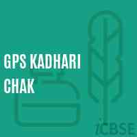 Gps Kadhari Chak Primary School Logo