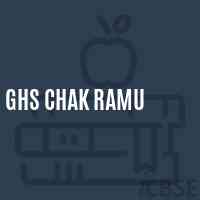 Ghs Chak Ramu High School Logo