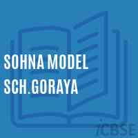 Sohna Model Sch.Goraya Secondary School Logo