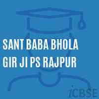 Sant Baba Bhola Gir Ji Ps Rajpur Senior Secondary School Logo