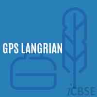 Gps Langrian Primary School Logo