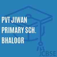 Pvt Jiwan Primary Sch. Bhaloor Secondary School Logo