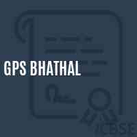 Gps Bhathal Primary School Logo