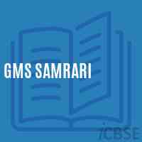 Gms Samrari Middle School Logo