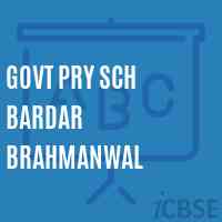 Govt Pry Sch Bardar Brahmanwal Primary School Logo