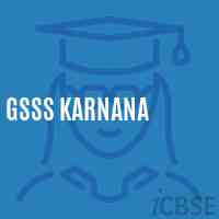 Gsss Karnana High School Logo