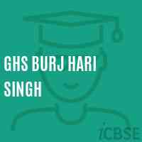 Ghs Burj Hari Singh Secondary School Logo