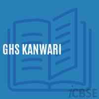 Ghs Kanwari Secondary School Logo