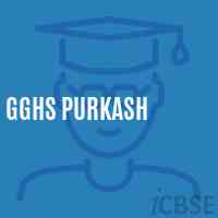 Gghs Purkash Secondary School Logo
