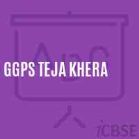 Ggps Teja Khera Primary School Logo