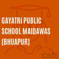 Gayatri Public School Maidawas (Bhuapur) Logo