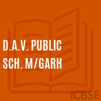 D.A.V. Public Sch. M/garh Senior Secondary School Logo