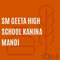 Sm Geeta High School Kanina Mandi Logo