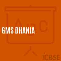 Gms Dhania Middle School Logo