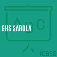 Ghs Sarola Secondary School Logo