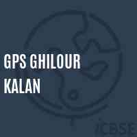 Gps Ghilour Kalan Primary School Logo