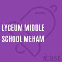 Lyceum Middle School Meham Logo
