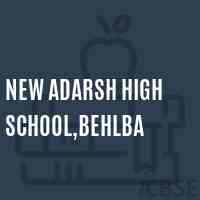 New Adarsh High School,Behlba Logo