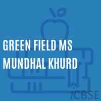 Green Field Ms Mundhal Khurd Middle School Logo