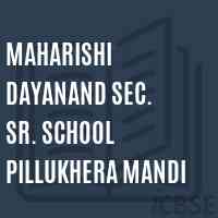 Maharishi Dayanand Sec. Sr. School Pillukhera Mandi Logo