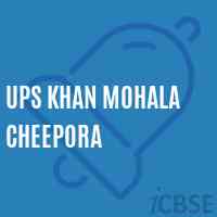 Ups Khan Mohala Cheepora Middle School Logo