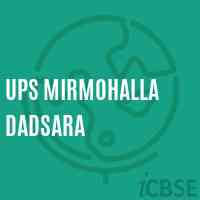 Ups Mirmohalla Dadsara Middle School Logo