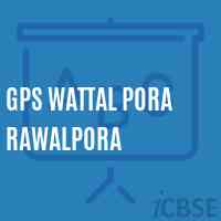 Gps Wattal Pora Rawalpora Primary School Logo