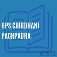 Gps Chirdhani Pachpadra Primary School Logo