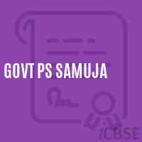 Govt Ps Samuja Primary School Logo