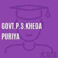 Govt.P.S.Kheda Puriya Primary School Logo