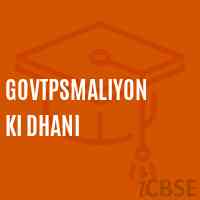 Govtpsmaliyon Ki Dhani Primary School Logo