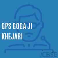 Gps Goga Ji Khejari Primary School Logo