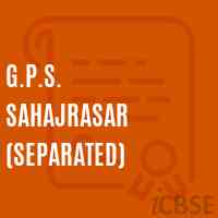 G.P.S. Sahajrasar (Separated) Primary School Logo