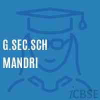 G.Sec.Sch Mandri Secondary School Logo