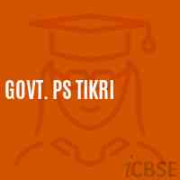 Govt. Ps Tikri Primary School Logo