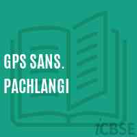 Gps Sans. Pachlangi Primary School Logo