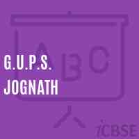 G.U.P.S. Jognath Primary School Logo